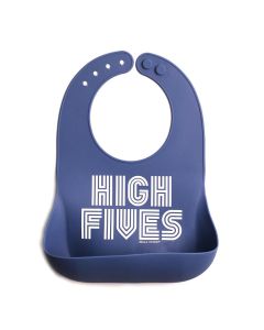 Babero High Fives azul Bella Tunno