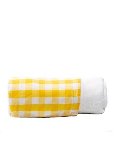Toalla amarillo cuadrados Upa