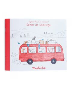 Cuaderno Para Colorear Mercredi Moulin Roty