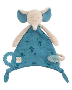 Doudou Porta-Chupete Elefante Baobab Moulin Roty