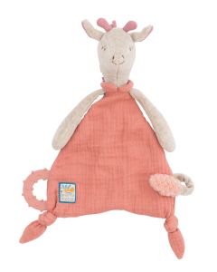Doudou Porta-Chupete Jirafa Baobab Moulin Roty