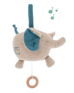 Muñeco Musical Elefante Baobab Moulin Roty