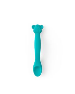Cuchara De Silicona Flexible +4M Mono Verde Suavinex