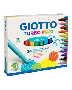 Marcadores gruesos Turbo x 24 Giotto