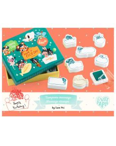 Lam message stamps Lovely Paper by Djeco