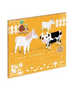 Color Assemble Play Farm Djeco
