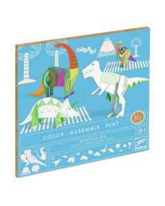 Color Assemble Play Dinosaurs Djeco