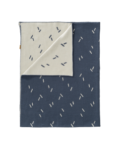 Fine knitted blanket 80 x 100 cm Diagonals Fresk