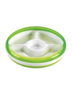 Plato con divisiones verde OXO