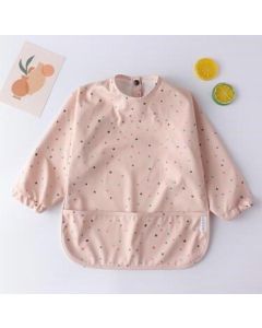 Babero con mangas Oslo Lunares Rosa Hopping