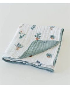 Cotton Muslin Quilt - Prickle Pots Little Unicorn