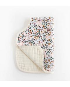 Cotton Burp Cloth - Pressed Petals Little Unicorn