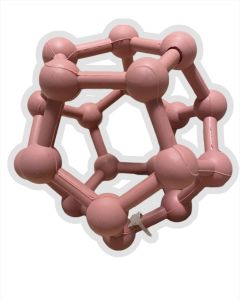 Mordillo silicona átomo Rosado 10 cm Storki