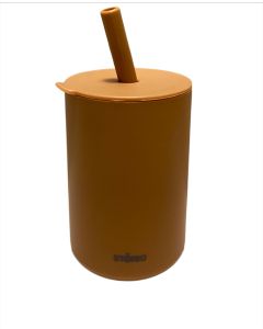 Vaso silicona con pajita Arcilla Storki