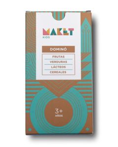 Domino en cartas Frutas/ Verduras/ Lacteos/ Cereales Maket k