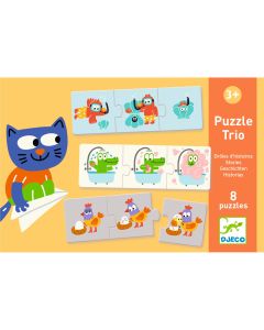 Puzzle trio - Stories Djeco