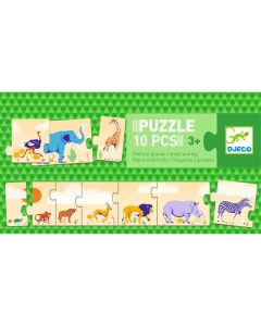 Puzzle frise Smal and big Djeco