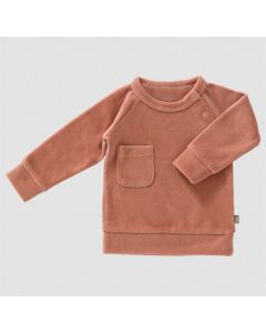 Sweater velours Ash rose: 6-12 m  Fresk