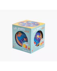 Large Fanfare Spinning Top Les Jouets Métal Moulin Roty