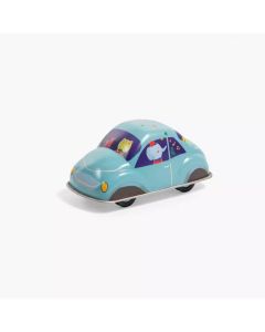 Blue Friction Car Les Jouets Métal Moulin Roty