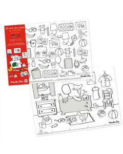 40 Placemats To Colour In Les Popipop Moulin Roty