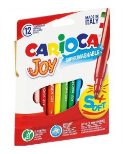Marcadores finos Joy x 12 Carioca