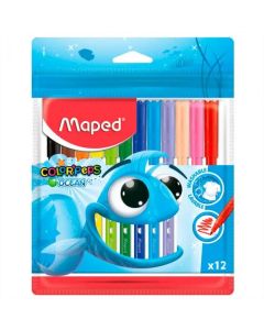 Marcadores Colorpeps Ocean x 12 Maped