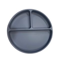 Plato con divisiones y ventosa Tradewinds Azul Storki