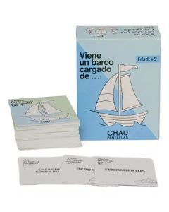 Viene un barco cargado de... Chau Pantallas