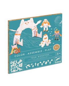 Color Assemble Play Team Monsters Djeco