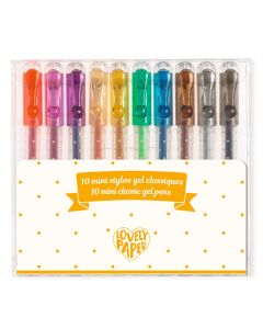 10 Mini Gel Pens Classic Djeco