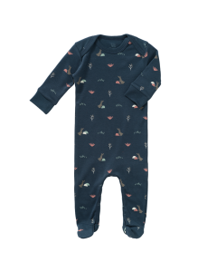 Pyjama W. Feet Rabbit Mood Indigo Size: 6-12 M Fresk
