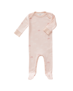 Pyjama W. Feet Rainbow Chintz Rose Size: 3-6 M Fresk
