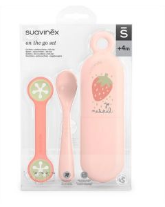 Set on the go +4 - Go natural Rosa Suavinex