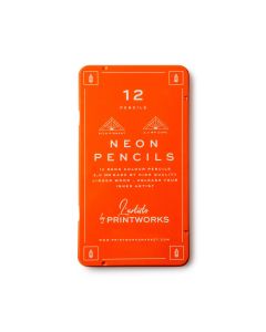 12 Colour Pencils - Neon Printworks