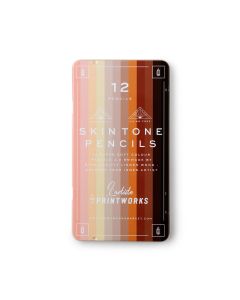12 Colour Pencils - Skin Tone Printworks