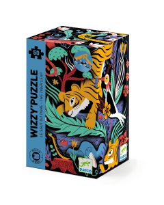 Wizzy Puzzle - The Tiger Leap  - 50 Pcs - Fsc Mix Djeco