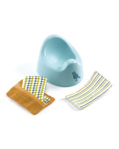 Kit - Potty & Wipes Pomea Djeco