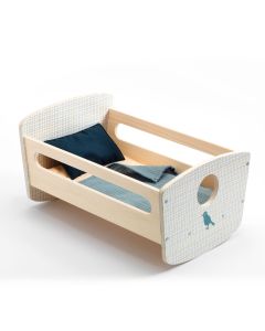Cradle - Rocking Bed Blue Night Pomea Djeco