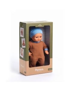 Baby Doll 32 Cm Dressed - Baby Praline Pomea Djeco