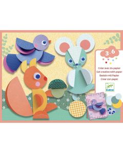 Creer Avec Du Papier - Collages Et Pliages Ronds - Fsc Mix D