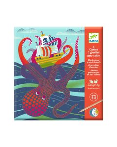 Cartes A Gratter Duocolor - Topsy-Turvy - Fsc Mix (Packaging