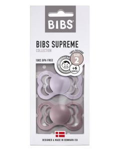 Chupete silicona Dusky Lilac / Heather Talle 2 BIBS