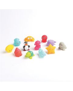 Set x 12 animalitos para el agua Ludi