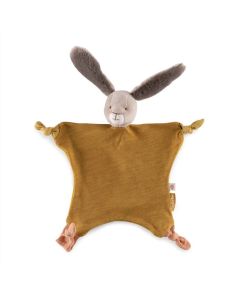 Ochre Rabbit Comforter Trois Petits Lapins Moulin Roty