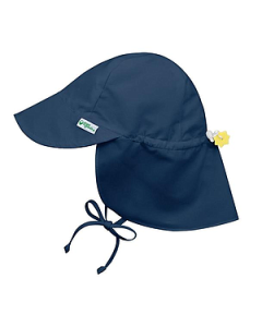 Gorro con Protector De Cuello - Navy 0-6m Green Sprouts