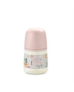 Biberón 150Ml Anatómico 0-6M Flujo M Park rosa