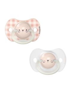 Chupete x 2 Sx Pro Nocturno Rosa Suavinex