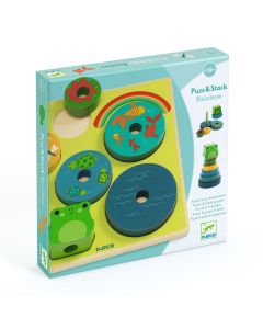 Puzz & Stack Rainbow Djeco