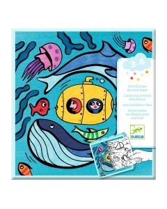 Coloring Dispenser, Ocean Djeco